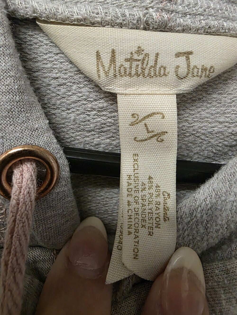 Matilda Jane Womens Ruffle Hooded Top - Picture 2 of 2